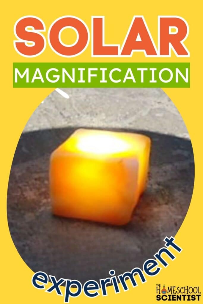 solar magnification experiment
