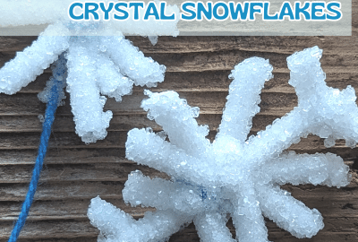 HOW TO MAKE CRYSTAL SNOWFLAKES WITH BORAX