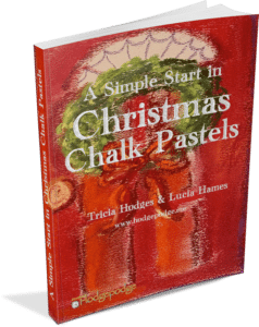 A Christmas Start in Chalk Pastels 3D