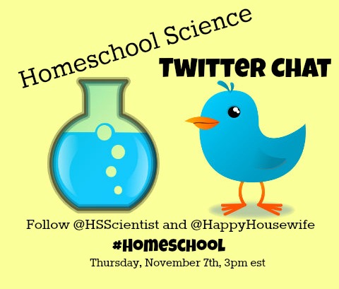 Homeschool Twitter Chat - The Homeschool Scientist