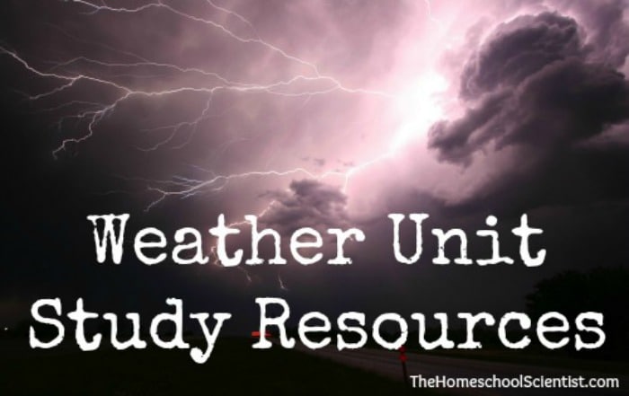 weather unit study resources