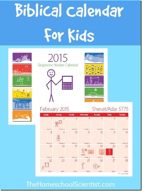 Biblical Calendar for kids image