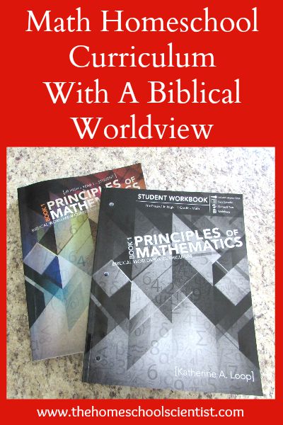 Math Homeschool Curriculum with a Biblical Worldview