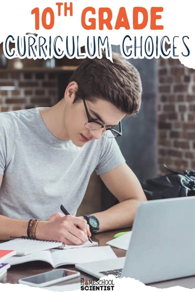 10th grade homeschool curriculum choices