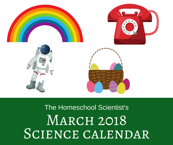 March Science Calendar 2018