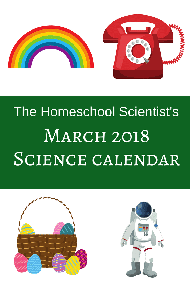 March Science Calendar - free download - homeschool science