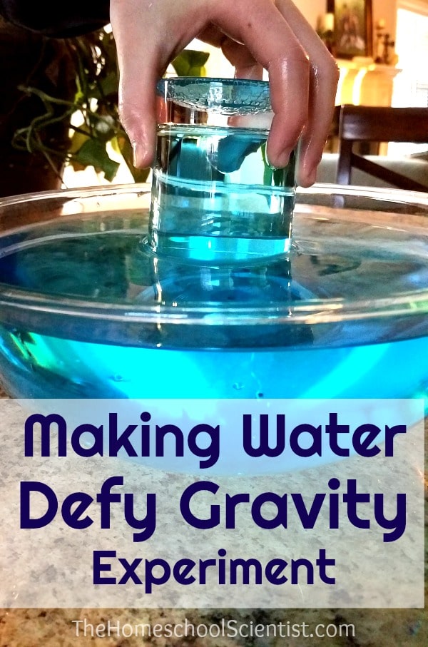 Simple Science Experiment: Gravity Defying Water - MetroFamily