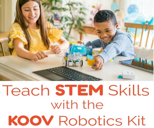 teach STEM skills with the KOOV robotics kit