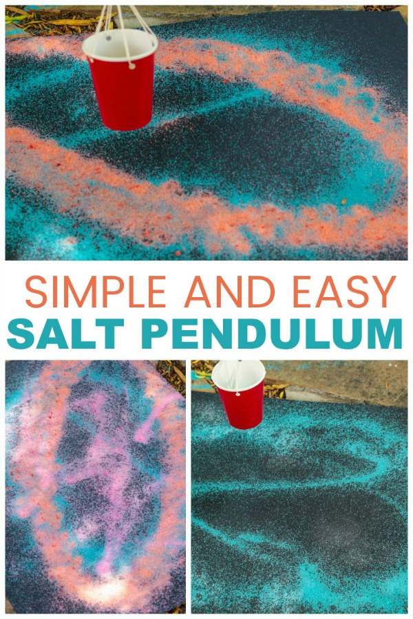 Salt pendulum science activity - STEM activity - homeschool science