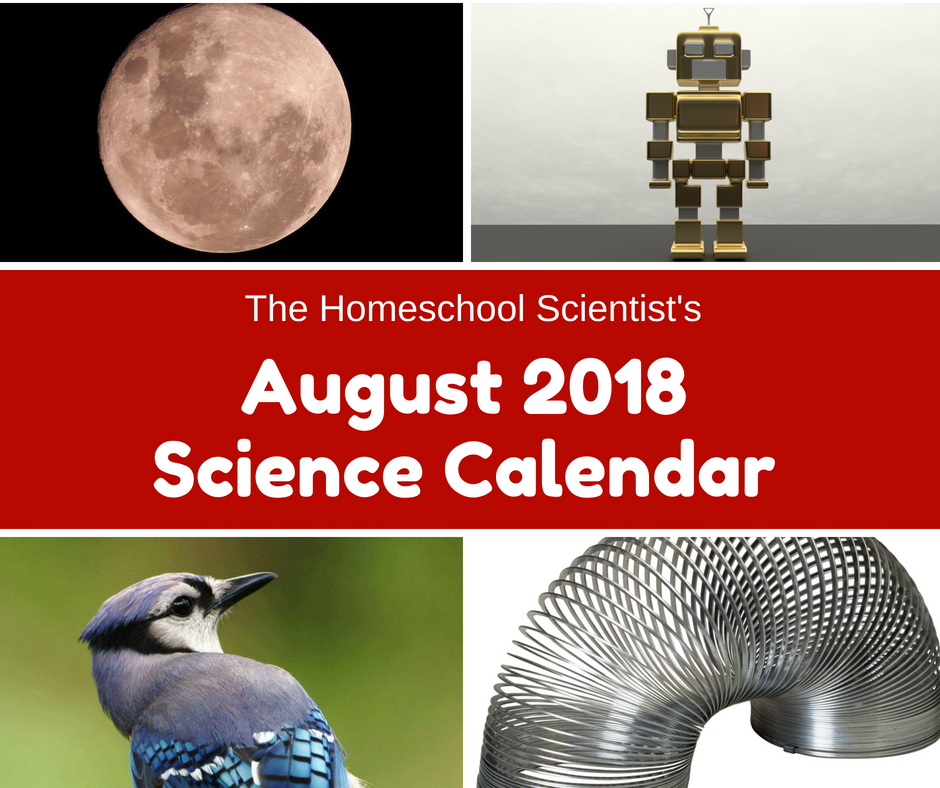 August Science Calendar 2018