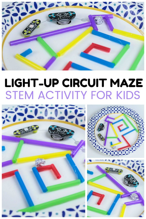 circuit maze stem activity - homeschool science