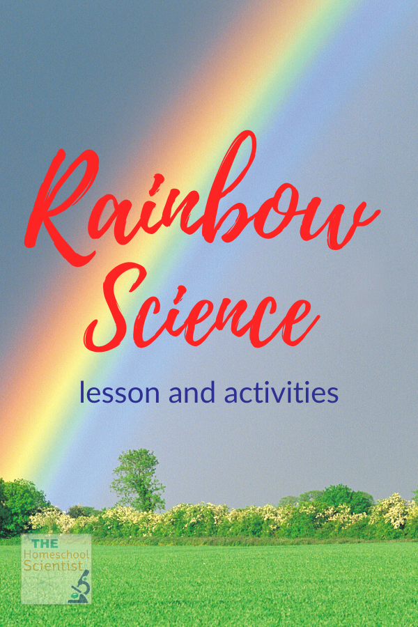 rainbow science lesson and activities