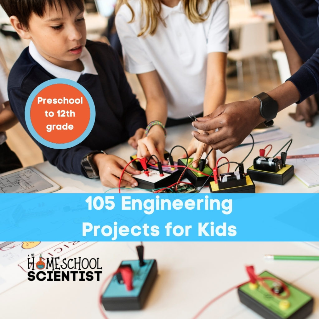 100 Engineering Projects for Kids use with grades K-12. Wealth of STEM resources with simple to use activities and supplies.