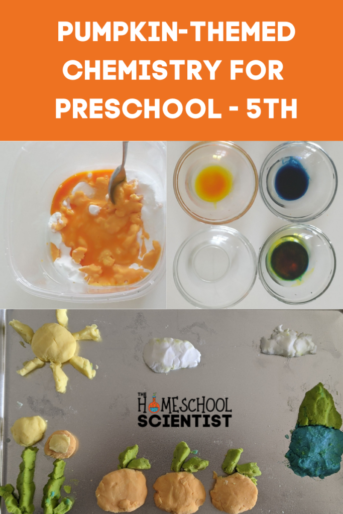 Kids love this chemistry activity for preschool through 5th grade. Use household items to show how a liquid and solid mix to form a gas.  This is an artistic and colorful twist on the traditional baking soda and vinegar combination. Use for preschool science, kindergarten science, or for elementary science in your homeschool or classroom.