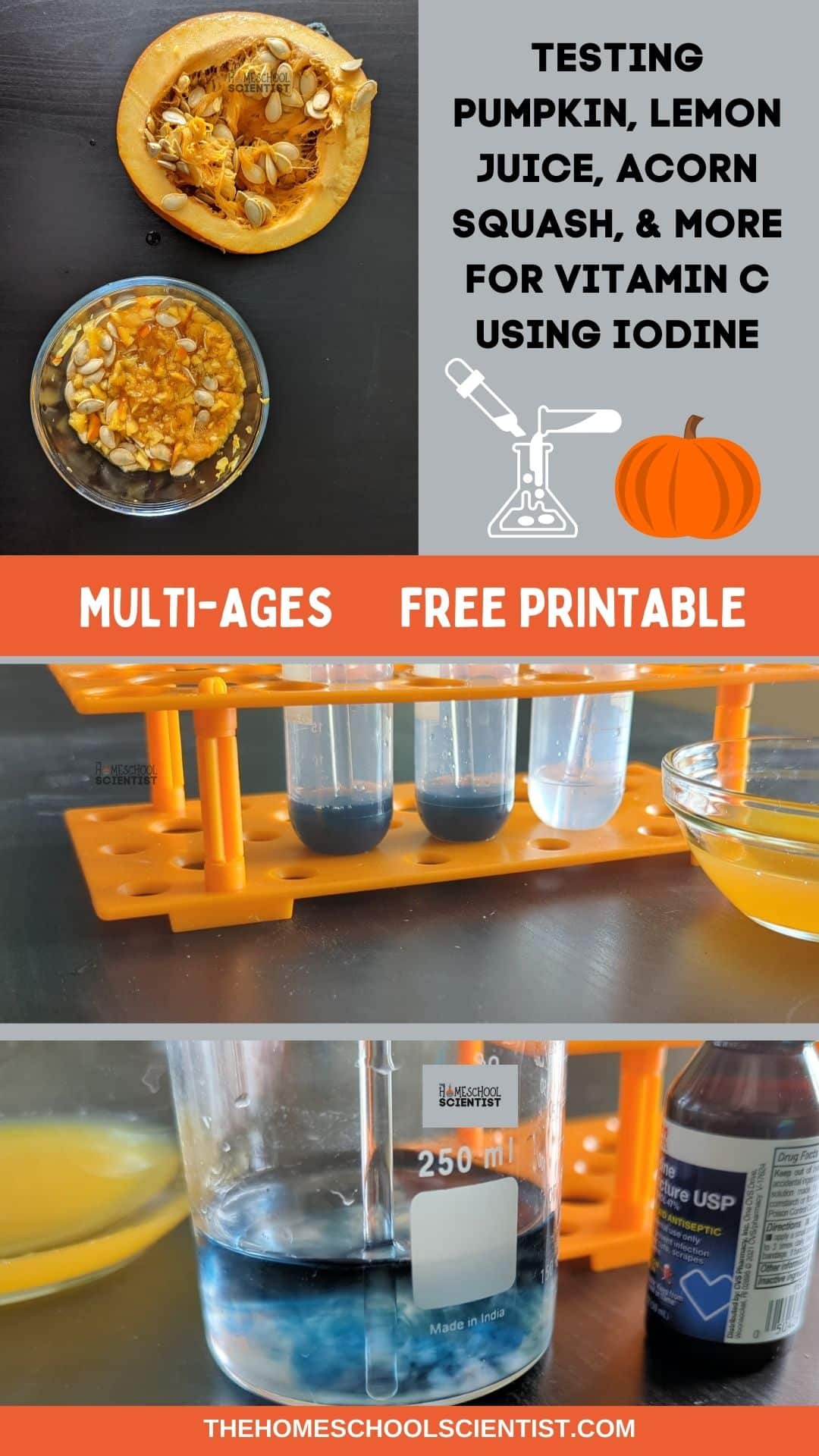 testing for vitamin c wit iodine pinterest