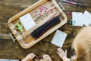 pipe cleaner constellations supplies