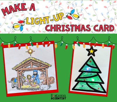 Create Light Up Christmas Cards Activity