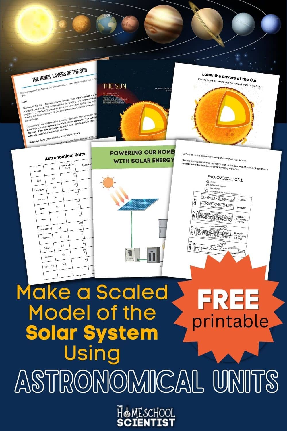 Astronomical Unit Definition & Science Activity - The Homeschool Scientist