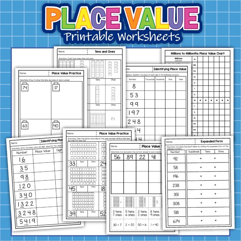 Free Homeschool Math Worksheets - The Homeschool Scientist