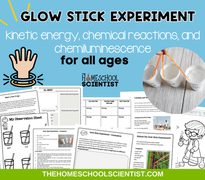 Glow Stick Experiment with Free Lesson Printable
