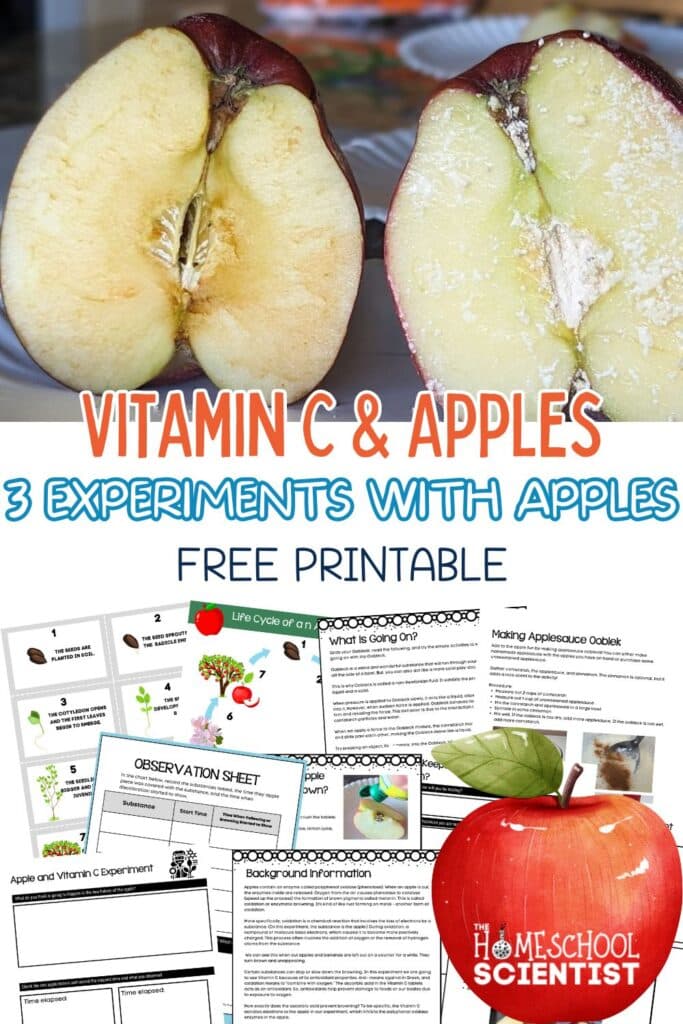 Vitamin C and apple experiments