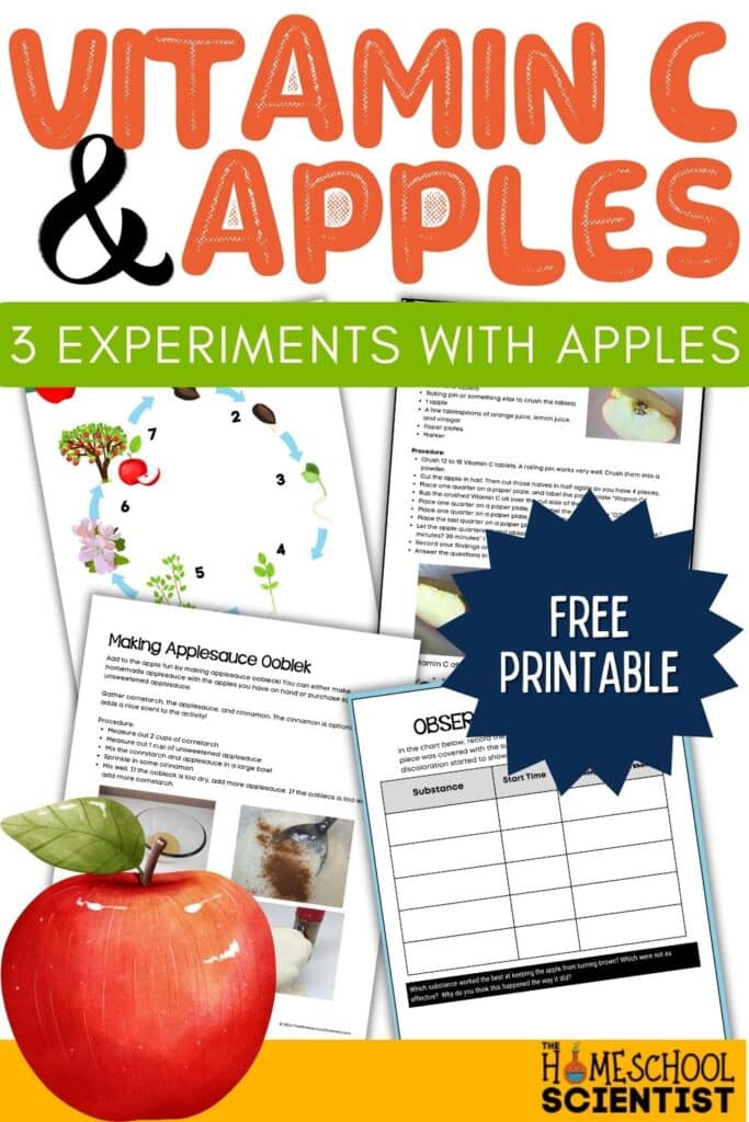 Vitamin C and apple experiments