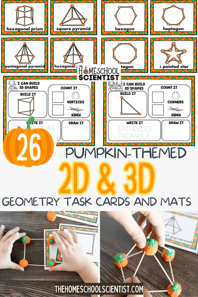 2D and 3D Geometry Activity Cards
