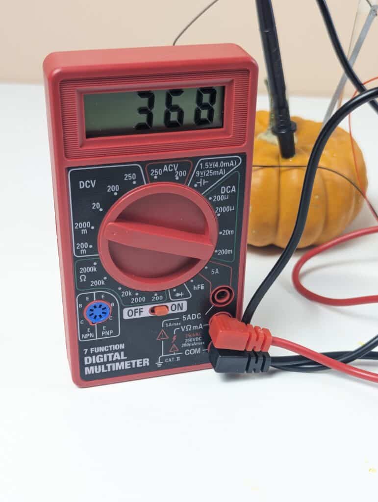 pumpkin powered clock