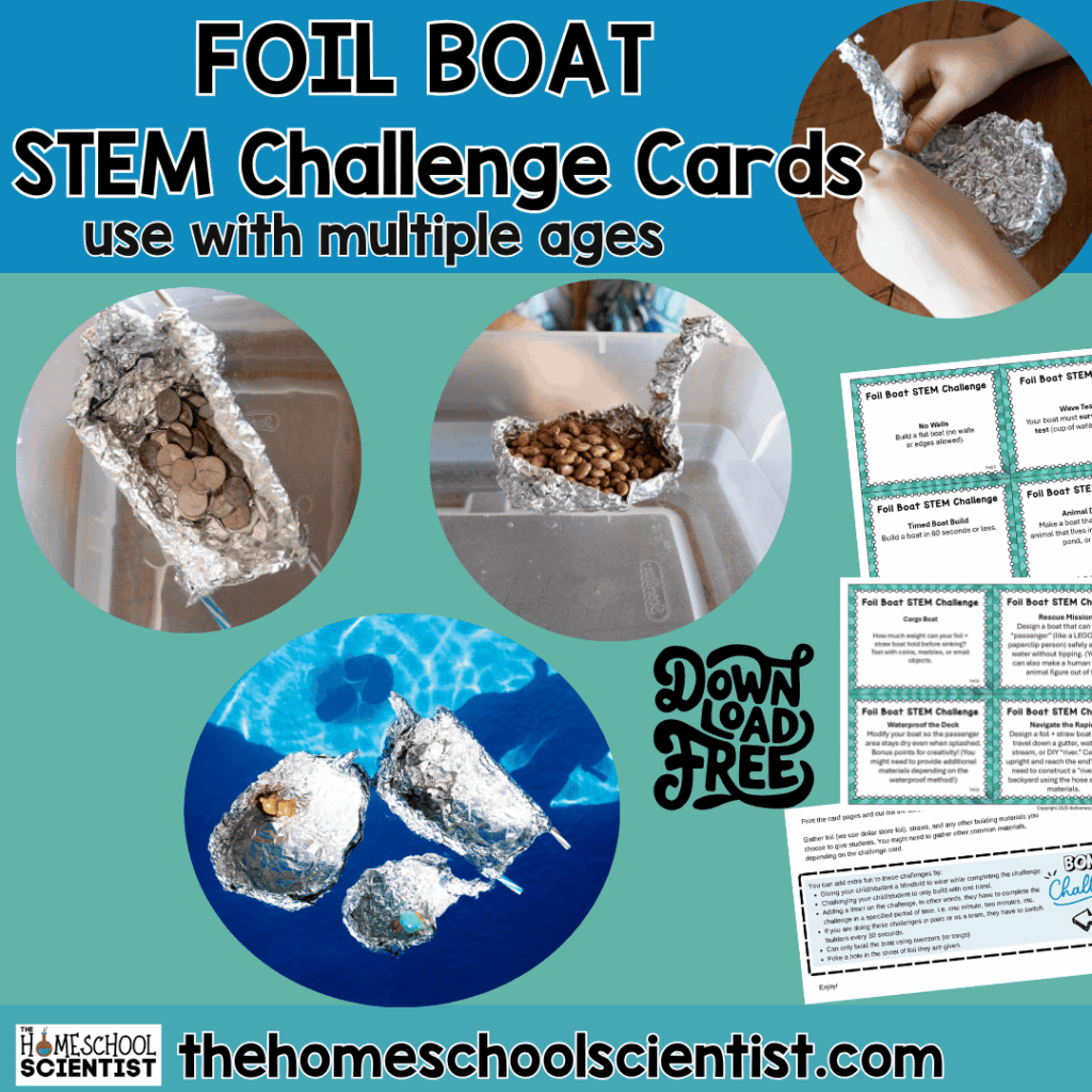 foil boat stem challenge cards 1080 RESOURCES