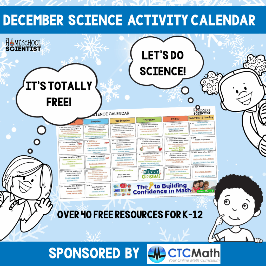 december 2025 science calendar 1080 square