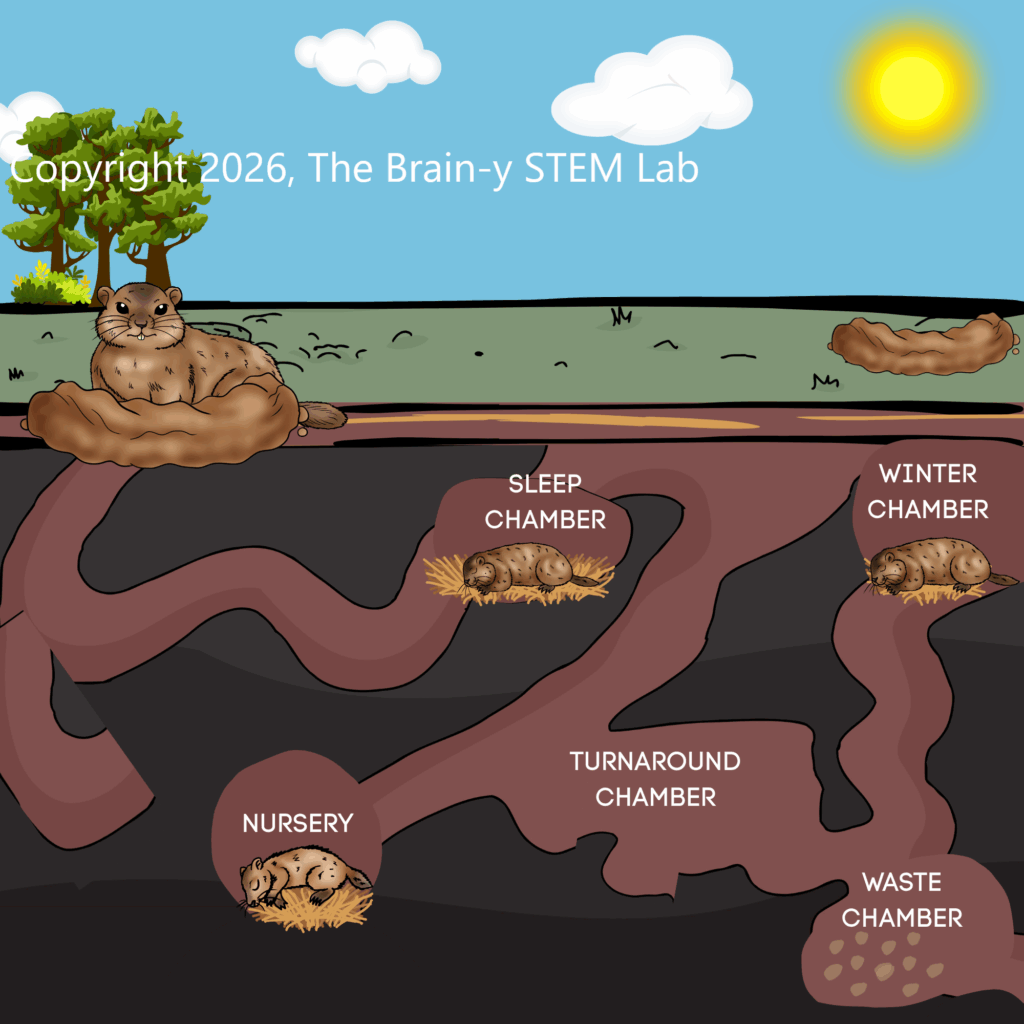 Groundhog Burrow Diagram 1