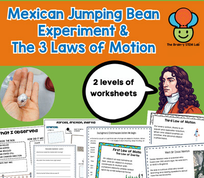 Mexican jumping bean marble experiment