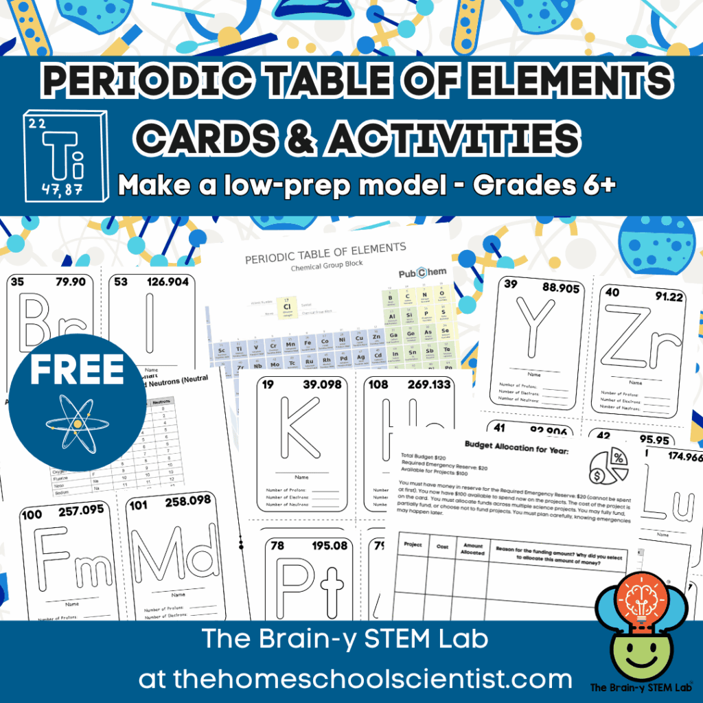 Periodic Table Activities for Kids